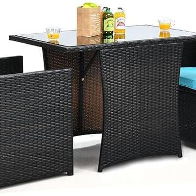 KOTEK 3 Piece Outdoor Dining Set 1