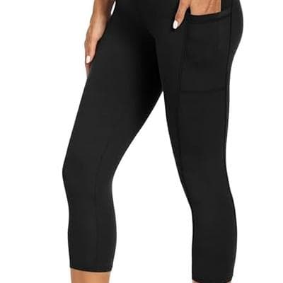 Gayhay Capri Leggings with Pockets for Women 1