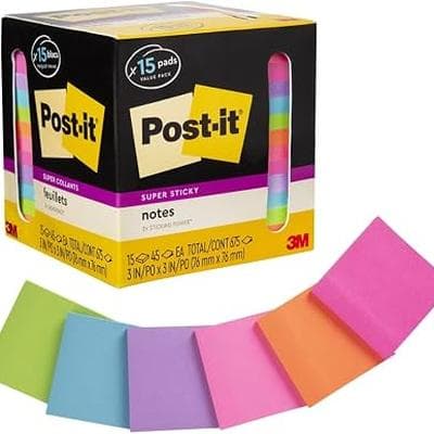 Postit Super Sticky Notes 1