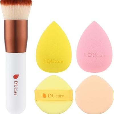 DUcare Foundation Brush with Makeup Sponges Makeup 1