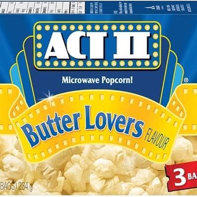 Act II Microwave Gourmet Popcorn Butter 1