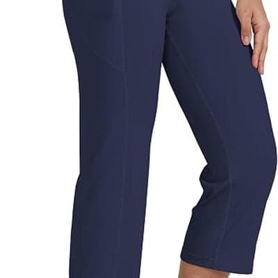 Willit Womens Yoga Capris Pants High Waist 1