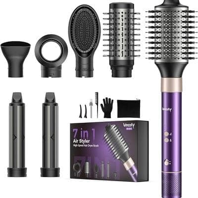 Vincofy 7 in 1 Blow Dryer Brush 1