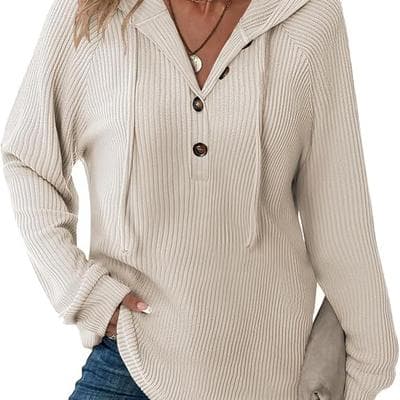 RIROW Womens Tops Long Sleeve Fuzzy Rib 1
