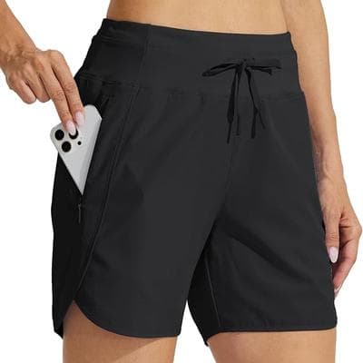 Willit Womens 5 Athletic Running Shorts Quick 1