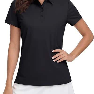 MAGCOMSEN Womens Golf Polo Shirts Sun Protection 1