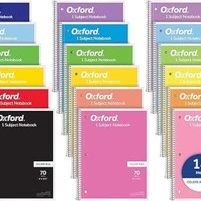 Oxford Spiral Notebooks 1