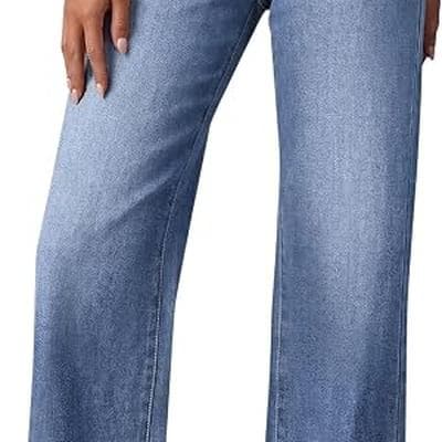 PRETTYGARDEN High Waisted Wide Leg Jeans for 1
