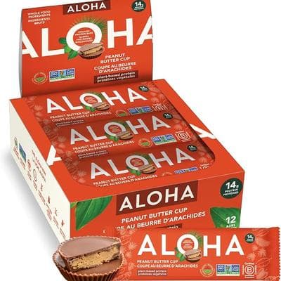 ALOHA Organic Plant Based Protein Bars 1