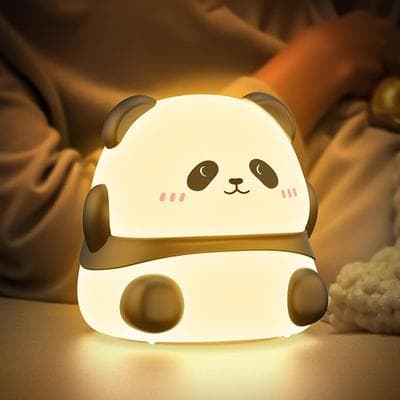 Smiling Shark Silicone Cute Night Lights Panda 1