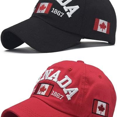 2 PCS Canada Baseball Cap Canada Souvenirs 1