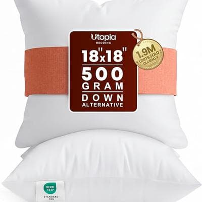 Utopia Bedding Throw Pillows Insert Pack of 1