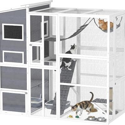 PawHut Catio Outdoor Cat Enclosure for 23 1