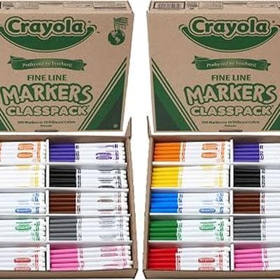 Crayola Fine Line Marker Bulk Classpack 1
