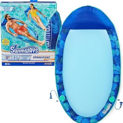 Swimways Elite Spring Float Hammock Pool Lounger 1