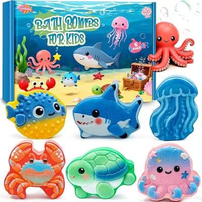 Halloween Bath Bombs for Kids Marine Animals 1