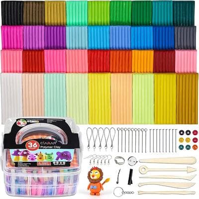 CiaraQ 36Color Polymer Clay Oven Bake Modeling 1