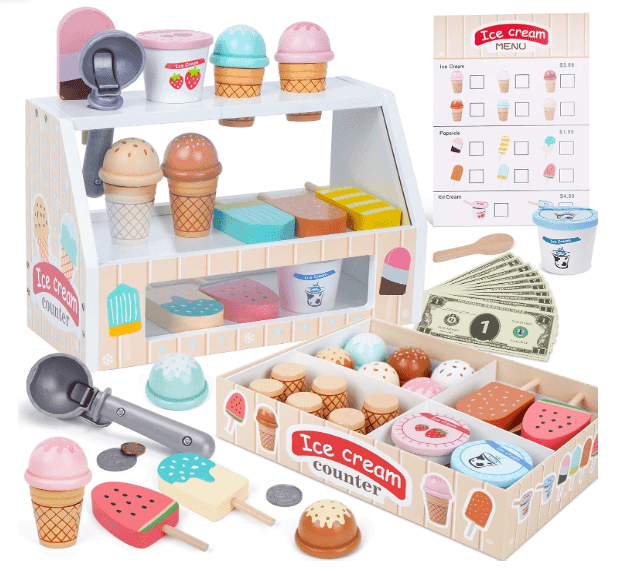 Wooden Ice Cream Play Set 1