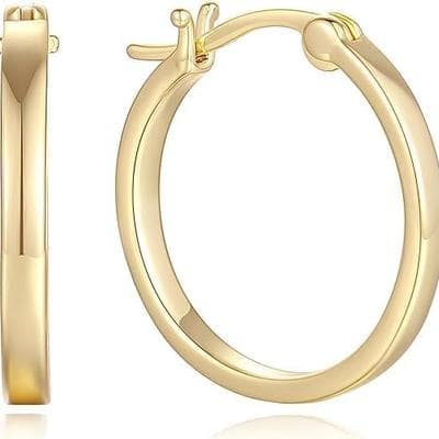 14K Gold Hoop Earrings 1