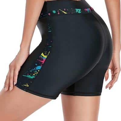 RELLECIGA Womens High Waisted Board Shorts Swimwear 1