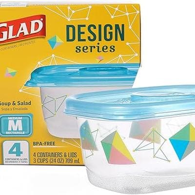 GladWare Design Series Food Storage Containers 1