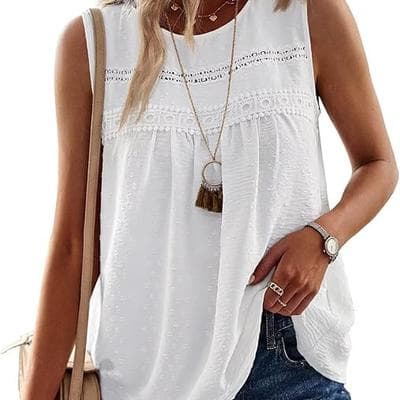 Falechay Womens Summer Tops Boho Shirts Crewneck 1