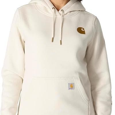 Carhartt Womens Relaxed Fit Midweight Logo Sleeve 1