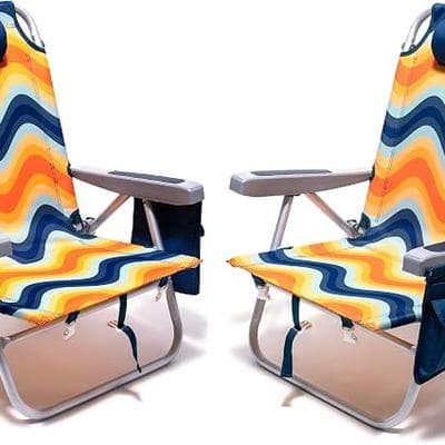 SUNNYFEEL Reclining Beach Chair 1