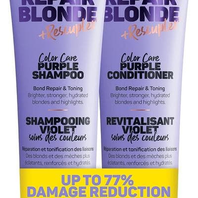 Marc Anthony Repair Blonde Purple Shampoo and 1