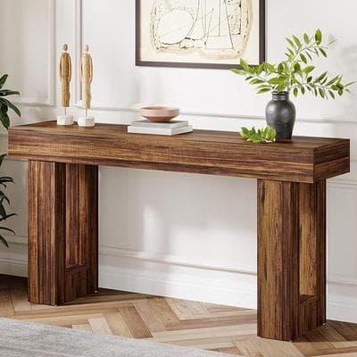 Tribesigns Farmhouse Console Table 1