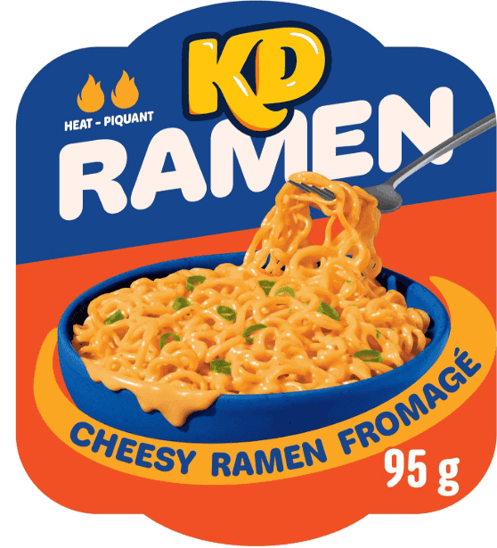 Kraft Dinner Original Spicy Cheesy Ramen 1