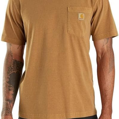 Carhartt Mens Relaxed Fit Midweight ShortSleeve Garment 1