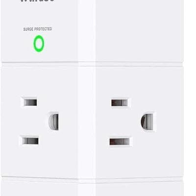 USB Outlet Extender Surge Protector with 1