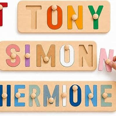 Personalized Wooden Name Plate 1