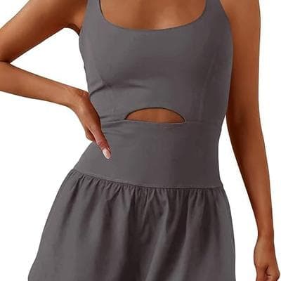 Womens Summer Workout Romper Lightweight One Piece 1