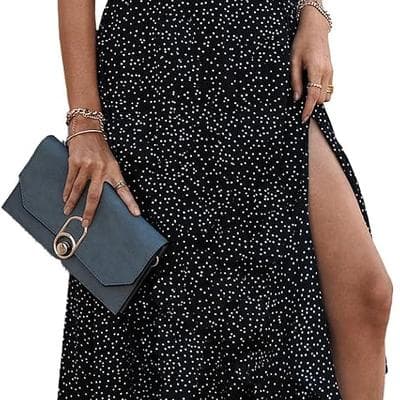 PRETTYGARDEN Womens Boho Floral Summer Maxi Dresses 1