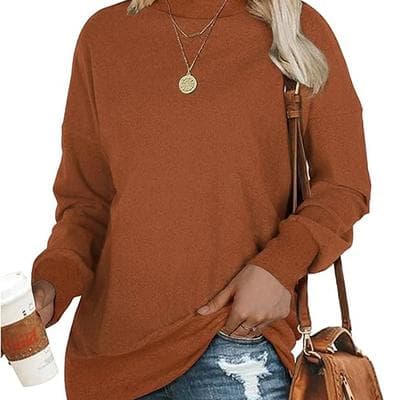 PLMOKEN Plus Size Sweatshirts for Women Long 1