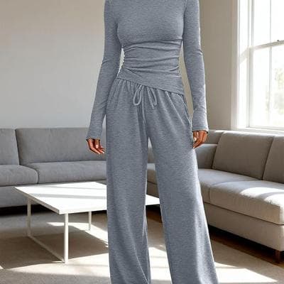 Womens 2 Piece Sweatshirt Sets Long Sleeve 1