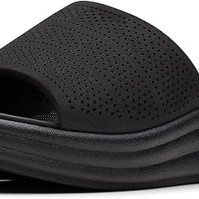 Clarks womens Drift Twist Slide Sandal 1