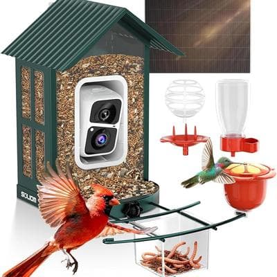 SOLIOM Smart Bird Feeder with Camera 1
