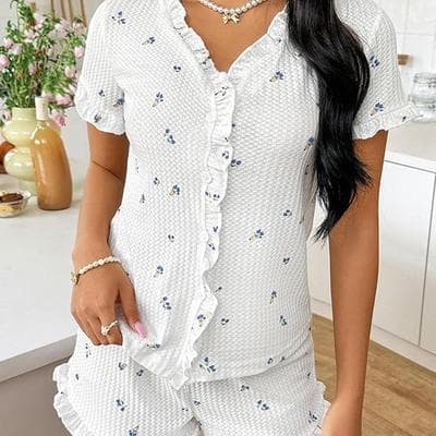 Women Pajamas Set 2 Piece Sets Casual 1