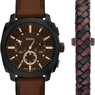 Fossil Mens Machine Chronograph Stainless Steel Watch 1