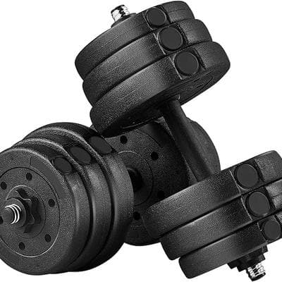 Yaheetech Adjustable Dumbbells Weight Set 33LB/44LB/55LB/66LB Dumbbell 1