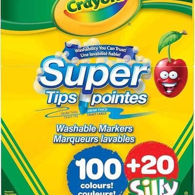 Crayola Super Tips Marker Set 120ct 1
