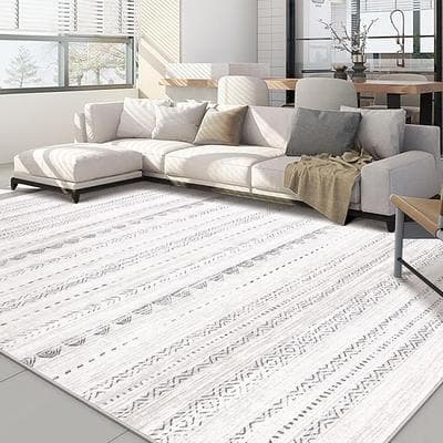 Nakagishi Boho 8×10 Area Rug Living Room 1