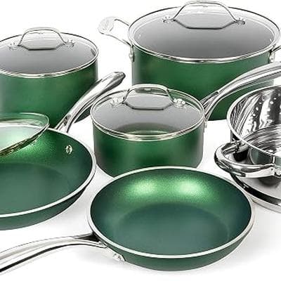 Granitestone Diamond Granite Stone Classic Emerald Pots 1