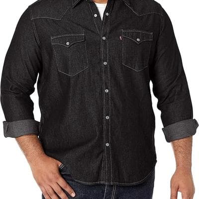 Levis Mens Classic Western ShirtButton Down Shirt 1