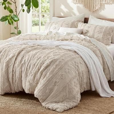 Bedsure Tufted Boho Queen Comforter Set 1