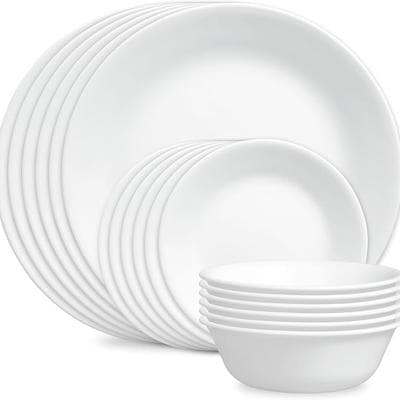Corelle 18 Piece Dinnerware Sets for 6 1