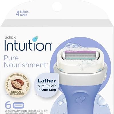 Schick Intuition Pure Nourishment Razors for Women 1